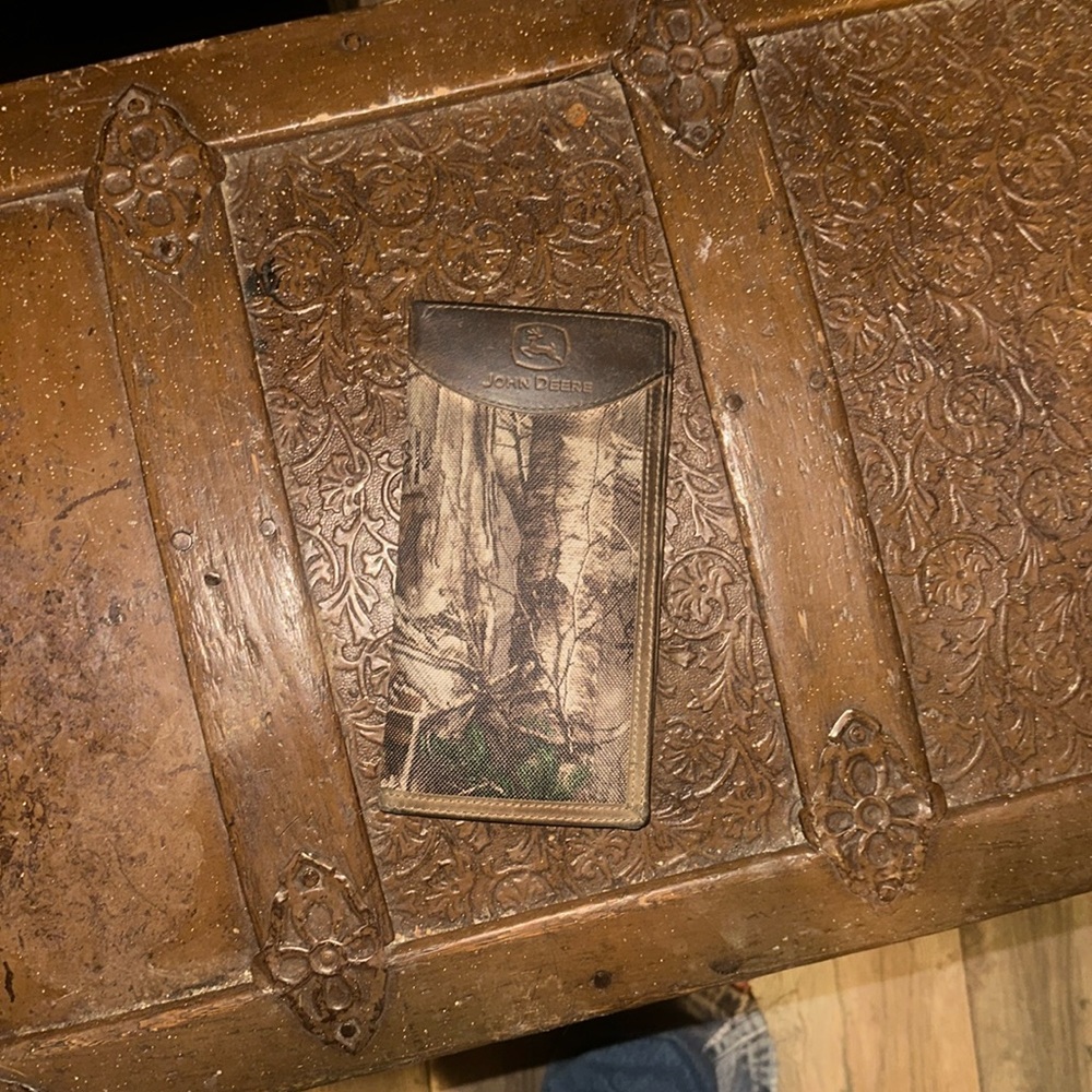 John Deere checkbook wallet